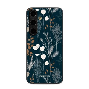 Lesklý kryt na mobil Samsung Galaxy S24 FE - Mobiwear Glossy GB27G, trávy na sytě tyrkysové