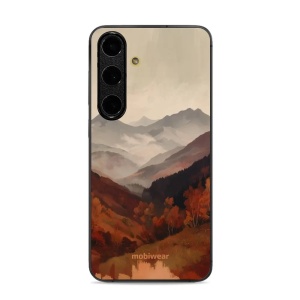 Lesklý kryt na mobil Samsung Galaxy S24 FE - Mobiwear Glossy GB35G, mlhavé údolí v horách