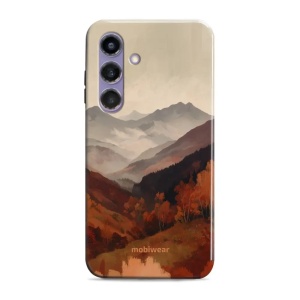 Odolný kryt na mobil Samsung Galaxy S24 Plus - Mobiwear Elite Pro EB35E, mlhavé údolí v horách
