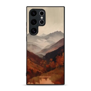 Lesklý kryt na mobil Samsung Galaxy S24 Ultra - Mobiwear Glossy GB35G, mlhavé údolí v horách