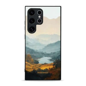 Lesklý kryt na mobil Samsung Galaxy S24 Ultra - Mobiwear Glossy GB36G, jezero v údolí