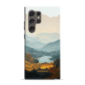 Odolný kryt na mobil Samsung Galaxy S24 Ultra - Mobiwear Elite Pro EB36E, jezero v údolí