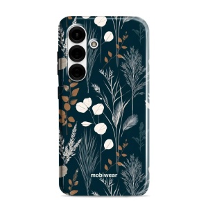 Odolný kryt na mobil Samsung Galaxy S25 - Mobiwear Elite Pro EB27E, trávy na sytě tyrkysové
