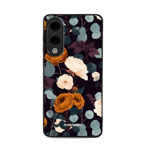 Lesklý kryt na mobil Samsung Galaxy S25 Edge - Mobiwear Glossy GB25G, rezavé růže v noci