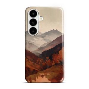 Odolný kryt na mobil Samsung Galaxy S26 - Mobiwear Elite Pro EB35E, mlhavé údolí v horách