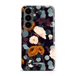 Odolný kryt na mobil Samsung Galaxy S26 Plus - Mobiwear Elite Pro EB25E, rezavé růže v noci