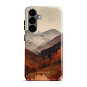 Odolný kryt na mobil Samsung Galaxy S26 Plus - Mobiwear Elite Pro EB35E, mlhavé údolí v horách