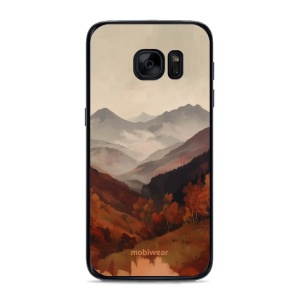 Lesklý kryt na mobil Samsung Galaxy S7 - Mobiwear Glossy GB35G, mlhavé údolí v horách