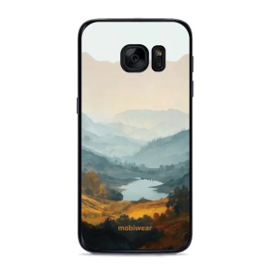 Lesklý kryt na mobil Samsung Galaxy S7 - Mobiwear Glossy GB36G, jezero v údolí
