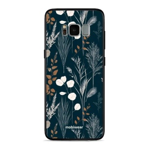 Lesklý kryt na mobil Samsung Galaxy S8 - Mobiwear Glossy GB27G, trávy na sytě tyrkysové