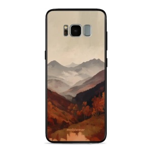 Lesklý kryt na mobil Samsung Galaxy S8 - Mobiwear Glossy GB35G, mlhavé údolí v horách