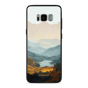 Lesklý kryt na mobil Samsung Galaxy S8 - Mobiwear Glossy GB36G, jezero v údolí
