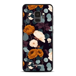 Lesklý kryt na mobil Samsung Galaxy S9 - Mobiwear Glossy GB25G, rezavé růže v noci