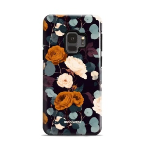 Odolný kryt na mobil Samsung Galaxy S9 - Mobiwear Elite Pro EB25E, rezavé růže v noci