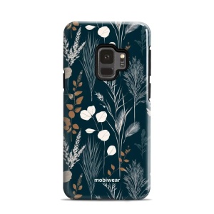 Odolný kryt na mobil Samsung Galaxy S9 - Mobiwear Elite Pro EB27E, trávy na sytě tyrkysové