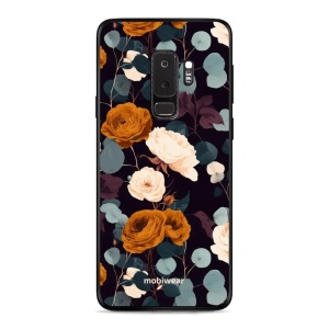 Lesklý kryt na mobil Samsung Galaxy S9 Plus - Mobiwear Glossy GB25G, rezavé růže v noci