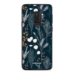 Lesklý kryt na mobil Samsung Galaxy S9 Plus - Mobiwear Glossy GB27G, trávy na sytě tyrkysové