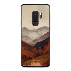 Lesklý kryt na mobil Samsung Galaxy S9 Plus - Mobiwear Glossy GB35G, mlhavé údolí v horách