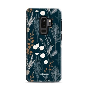 Odolný kryt na mobil Samsung Galaxy S9 Plus - Mobiwear Elite Pro EB27E, trávy na sytě tyrkysové