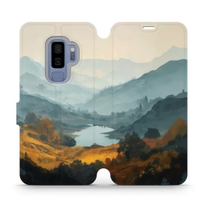 Flip pouzdro na mobil Samsung Galaxy S9 Plus - Mobiwear VB36S, jezero v údolí