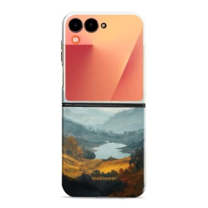 Odolný kryt na mobil Samsung Galaxy Z Flip 7 - Mobiwear Elite Pro EB36E, jezero v údolí
