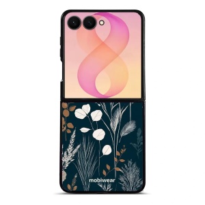 Lesklý kryt na mobil Samsung Galaxy Z Flip8 - Mobiwear Glossy GB27G, trávy na sytě tyrkysové