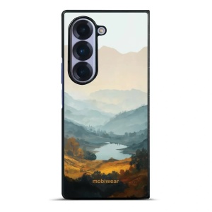 Lesklý kryt na mobil Samsung Galaxy Z Fold6 - Mobiwear Glossy GB36G, jezero v údolí