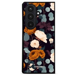Lesklý kryt na mobil Samsung Galaxy Z Fold8 Ultra - Mobiwear Glossy GB25G, rezavé růže v noci