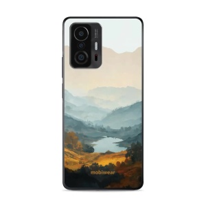 Lesklý kryt na mobil Xiaomi 11T / 11T Pro - Mobiwear Glossy GB36G, jezero v údolí