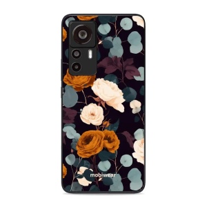 Lesklý kryt na mobil Xiaomi 12T / 12T Pro - Mobiwear Glossy GB25G, rezavé růže v noci