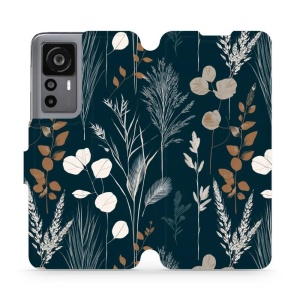 Flip pouzdro na mobil Xiaomi 12T / 12T Pro - Mobiwear VB27S, trávy na sytě tyrkysové