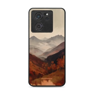Lesklý kryt na mobil Xiaomi 13T / 13T Pro - Mobiwear Glossy GB35G, mlhavé údolí v horách