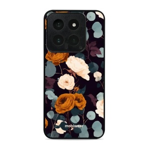 Lesklý kryt na mobil Xiaomi 14 - Mobiwear Glossy GB25G, rezavé růže v noci