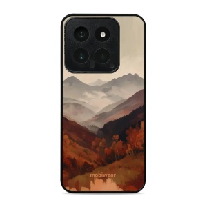 Lesklý kryt na mobil Xiaomi 14 - Mobiwear Glossy GB35G, mlhavé údolí v horách