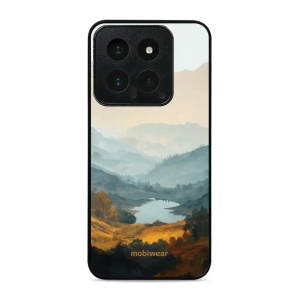 Lesklý kryt na mobil Xiaomi 14 - Mobiwear Glossy GB36G, jezero v údolí