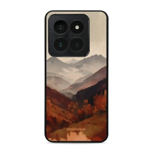 Lesklý kryt na mobil Xiaomi 14 Pro - Mobiwear Glossy GB35G, mlhavé údolí v horách