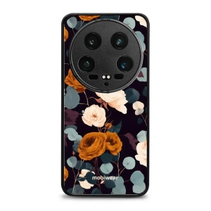 Lesklý kryt na mobil Xiaomi 14 Ultra 5G - Mobiwear Glossy GB25G, rezavé růže v noci