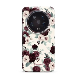 Odolný kryt na mobil Xiaomi 14 Ultra 5G - Mobiwear Elite Pro EB31E, růže se šalvějí na krémové