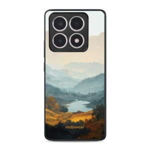 Lesklý kryt na mobil Xiaomi 14T - Mobiwear Glossy GB36G, jezero v údolí
