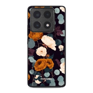 Lesklý kryt na mobil Xiaomi 14T Pro - Mobiwear Glossy GB25G, rezavé růže v noci