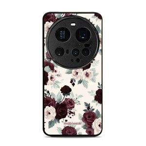 Lesklý kryt na mobil Xiaomi 15 Ultra - Mobiwear Glossy GB31G, růže se šalvějí na krémové