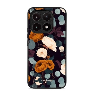 Lesklý kryt na mobil Xiaomi 15T - Mobiwear Glossy GB25G, rezavé růže v noci