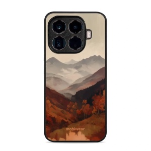 Lesklý kryt na mobil Xiaomi 15T Pro - Mobiwear Glossy GB35G, mlhavé údolí v horách