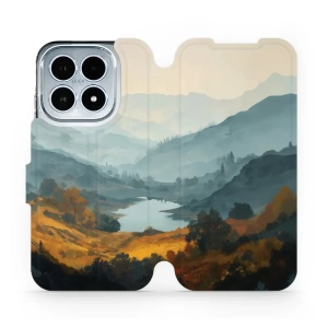 Flip pouzdro na mobil Xiaomi 17 - Mobiwear VB36S, jezero v údolí