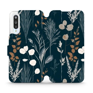 Flip pouzdro na mobil Xiaomi Mi 9 Lite - Mobiwear VB27S, trávy na sytě tyrkysové