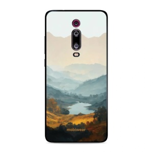 Lesklý kryt na mobil Xiaomi Mi 9T / Mi 9T Pro - Mobiwear Glossy GB36G, jezero v údolí