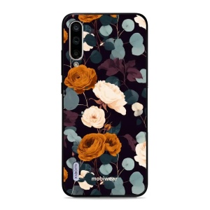 Lesklý kryt na mobil Xiaomi Mi A3 - Mobiwear Glossy GB25G, rezavé růže v noci