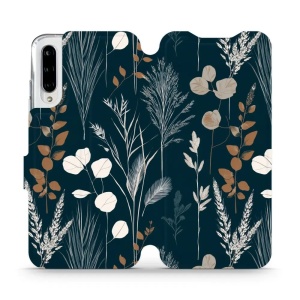 Flip pouzdro na mobil Xiaomi Mi A3 - Mobiwear VB27S, trávy na sytě tyrkysové