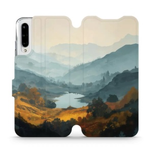 Flip pouzdro na mobil Xiaomi Mi A3 - Mobiwear VB36S, jezero v údolí