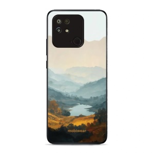 Lesklý kryt na mobil Xiaomi POCO C40 - Mobiwear Glossy GB36G, jezero v údolí